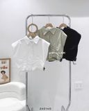  Áo SM đệm vai nhún 2126 