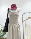  Đầm dây phồng maxi 1440 