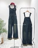  Quần yếm jean gấp gấu 2760 