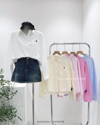  Áo sơ mi cotton DEER 3681 