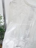  Áo sơ mi xô bi cổ tròn phối ren 2917 