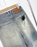 Quần baggy jean rộng wax 6602 