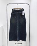  Váy jean suông dài 8070 