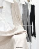  Áo len phối cổ sơ mi 9468 