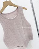  Áo ba lỗ len sợi nổi 2626 