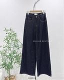  Quần jean suông chỉ nổi 9021 