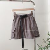  Váy dù ngắn túi hộp 3118 