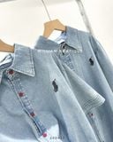  Đầm sm denim thêu ngựa 819 