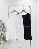  Áo linen suông dài 3624 