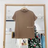  Áo thun nhung cao cổ 6207 