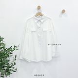  Áo SM nút xẻ 368 