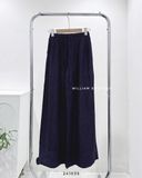  Quần linen sọc xanh đen 4975 