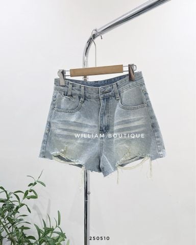  Quần short jean rách 60039 
