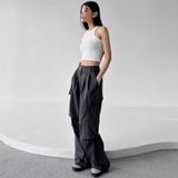  Quần kaki suông túi hộp 9094 