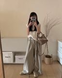  Quần tây sọc ống rộng 128 