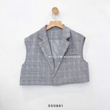  Gile lửng cổ vest 1109 