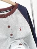  Áo cardigan thêu ngựa tay phối màu 7109 