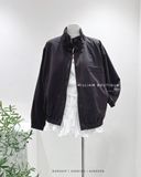  Áo khoác bomber nút cổ cao 516 