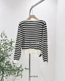  Áo cardigan len kẻ sọc 8851 