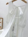  Đầm trắng nơ lưng DT 