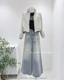  Áo khoác dù cổ trụ rút dây 0195 