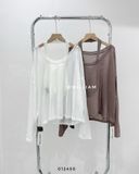  Set áo TD dệt kim cổ yếm 1409 