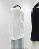  Áo linen suông dài 3624 