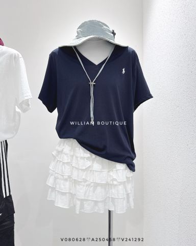  Áo thun giấy thêu ngựa 3671 