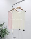  Áo ba lỗ dệt kim nút lưng D183 