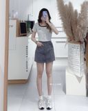  Váy jean ngắn xẻ lai 1311 
