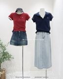  Áo thun viền màu 5098 