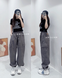  Quần kaki jogger túi hộp 6306 