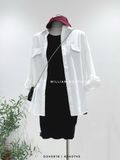  Đầm ba lỗ ôm body len 7595 