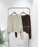  Áo len lông thỏ cổ tròn 1109 