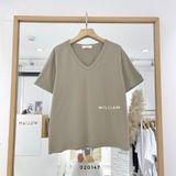  Áo thun trơn cổ tim 7915 