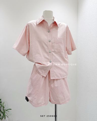  Set áo sơ mi nút + short FL6637 