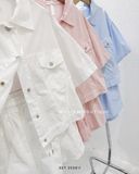  Set áo sơ mi nút bấm + short FL86055 