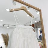  Đầm dây xếp ly HERI 