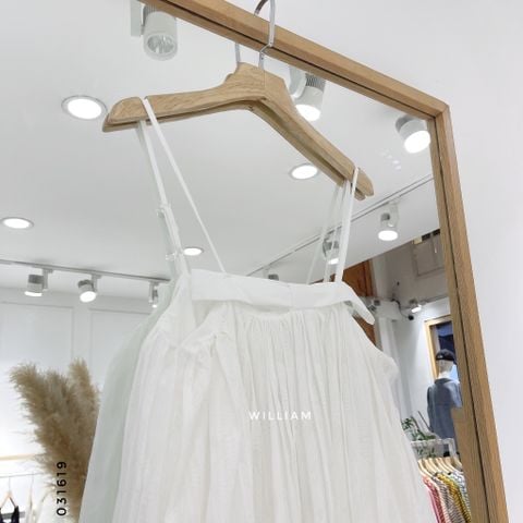  Đầm dây xếp ly HERI 