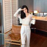 Cardigan nút ngọc 111 