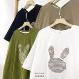  Áo thun thêu RABBIT 1443 