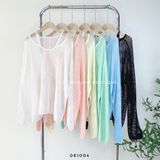  Áo TD len lưới khoét vai 375 