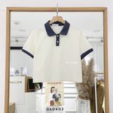  Áo thun cổ sen 3027 