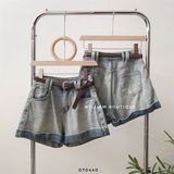  Quần short jean gấp 602 