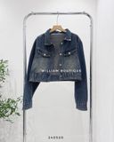  Áo khoác croptop denim 7450 
