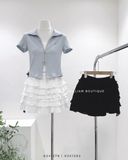  Váy xô phối ren 6285 