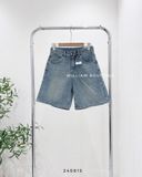  Quần short jean ngố trơn 1307 
