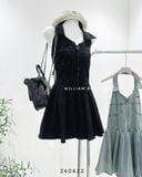  Đầm yếm jean ngắn 1435 