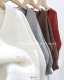  Áo khoác cardigan len gân 5426 