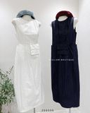  Đầm thô sát nách kèm túi 1657 